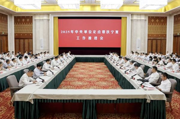 2025年中央单位定点帮扶宁夏工作推进会召开 